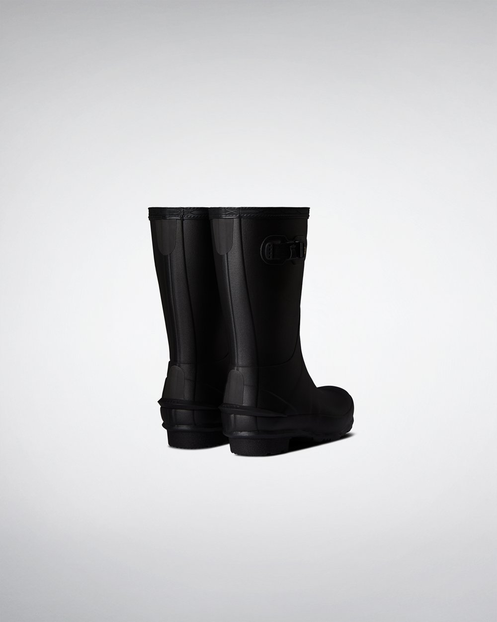 Hunter Niños Norris - Botas de Lluvia Negras - 491-MQSNRG